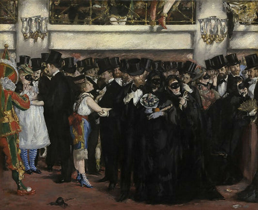 Edouard Manet – A Masked Ball in the Opera 50X40 Canvas