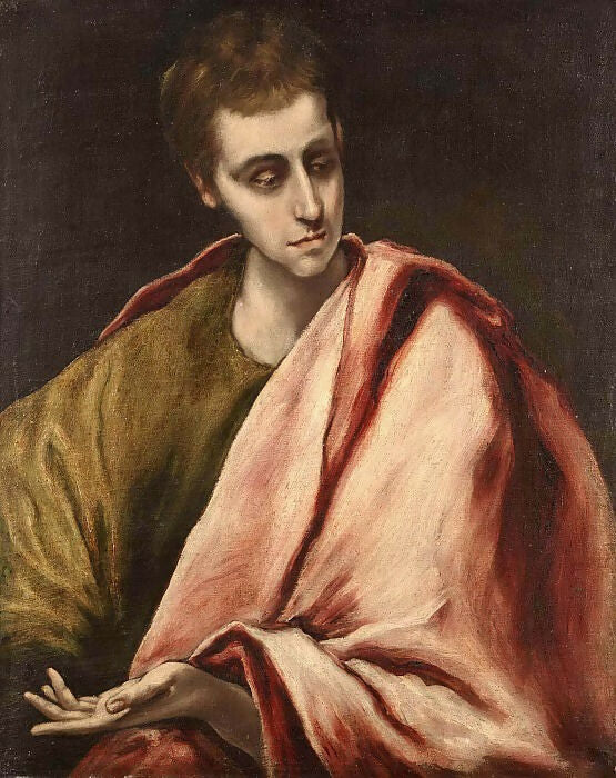 El Greco - Saint Johnn 50X40 Canvas