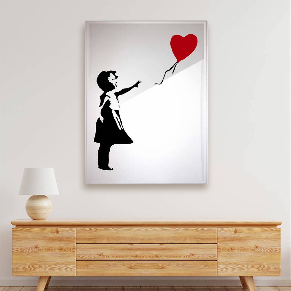 BANKSY ART 4 Acrylic acrylic canvas Frames