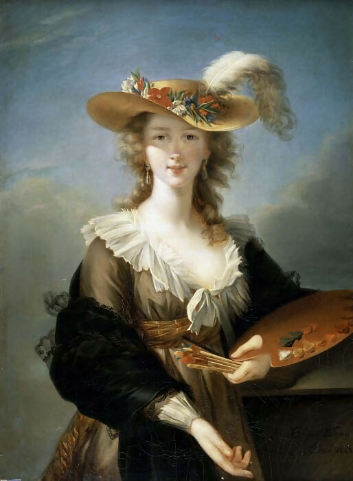 Elisabeth-Louise Vigée-Lebrun – Self-portraits 50X40 Canvas