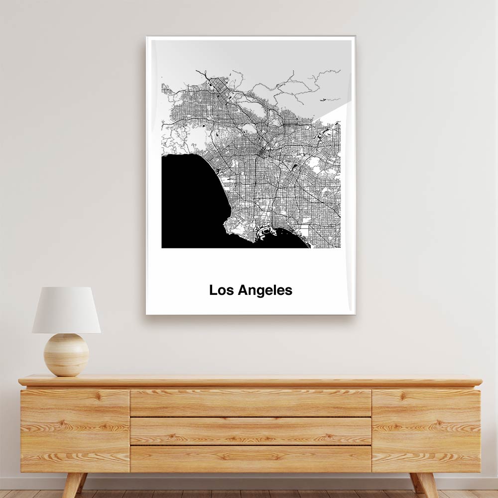 Los Angeles Acrylic acrylic canvas Frames