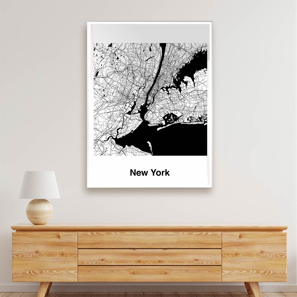 New York Acrylic acrylic canvas Frames