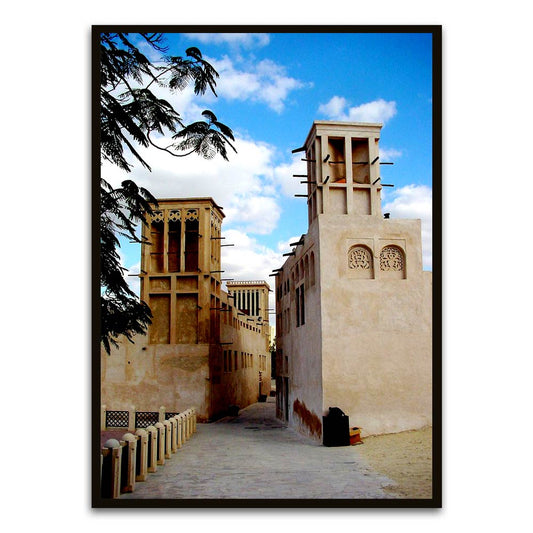 Fort 2 Black Printed frame acrylic canvas Frames