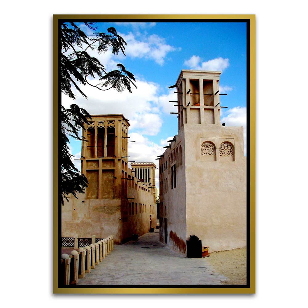 Fort 2 Gold Canvas frame acrylic canvas Frames