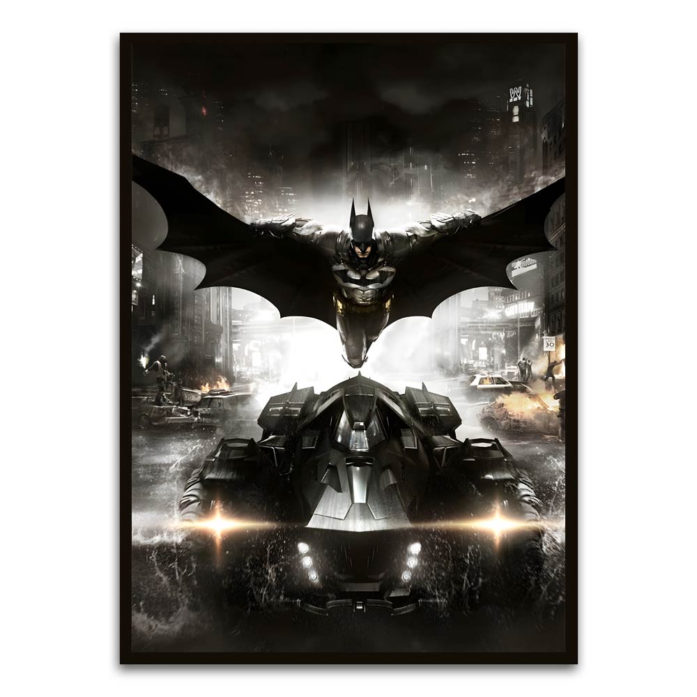 Batman Black Printed frame acrylic canvas Frames