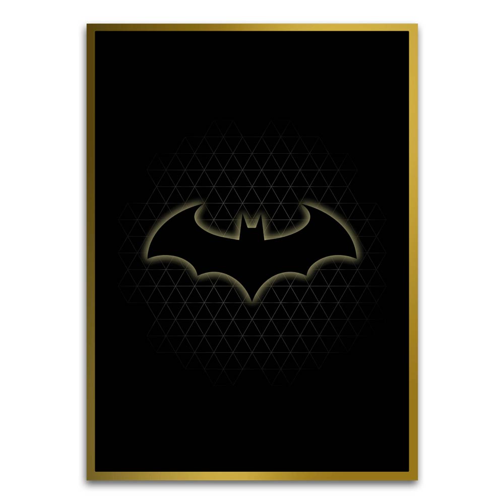 Batman 5 Gold Canvas frame acrylic canvas Frames