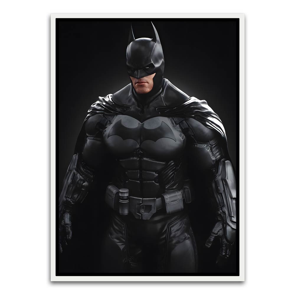 Batman 7 White Printed frame acrylic canvas Frames