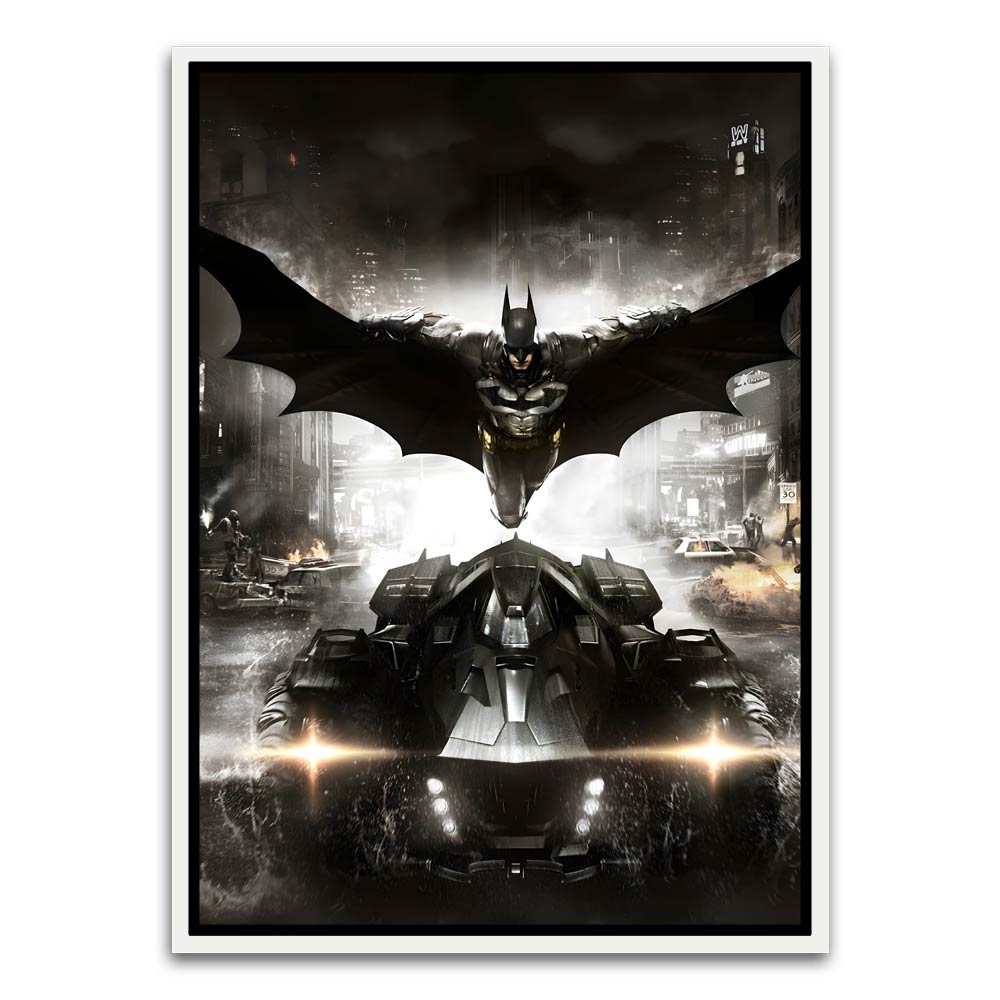 Batman White Canvas frame acrylic canvas Frames