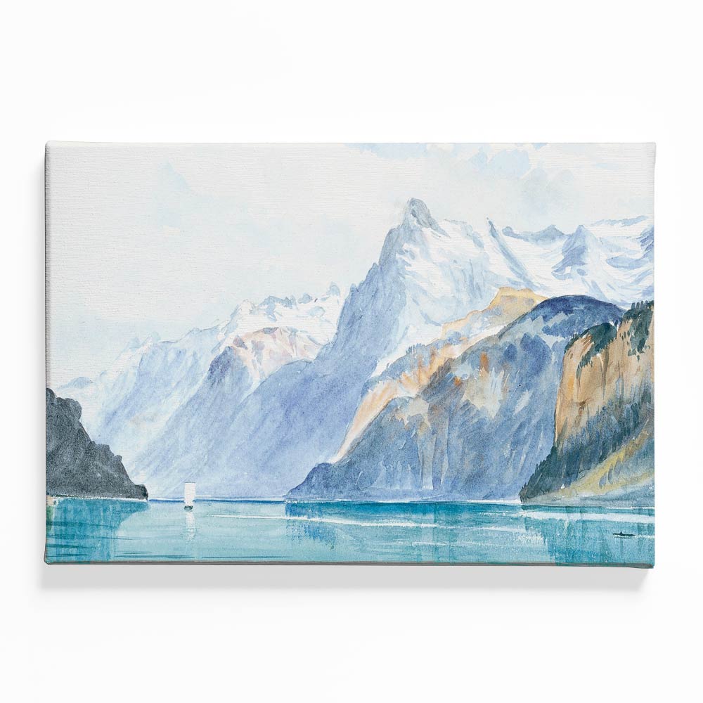 Bay of Uri Brunnen from Switzerland Canvas