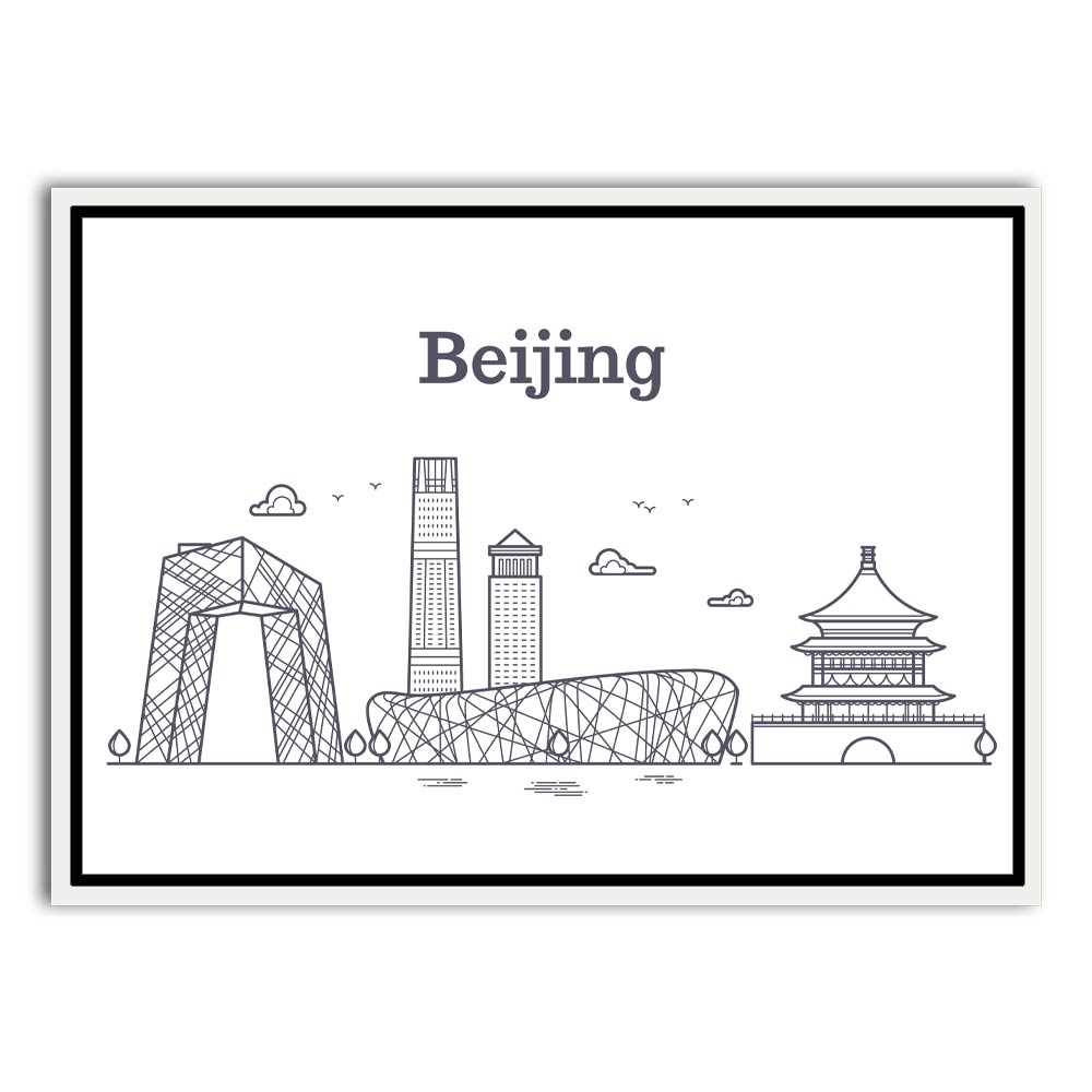 Beijing White Canvas frame acrylic canvas Frames