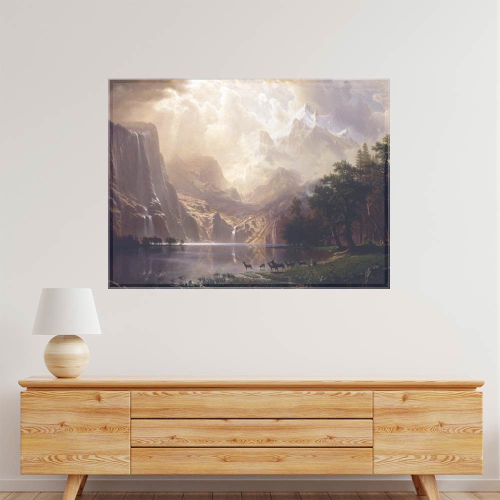 Bierstadt Among the Sierra Nevada Print on Acrylic