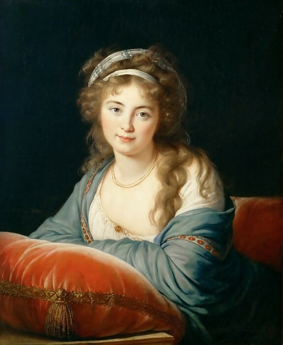 Elisabeth-Louise Vigee-Lebrun – Countess Skavronskaya 50X40 Canvas