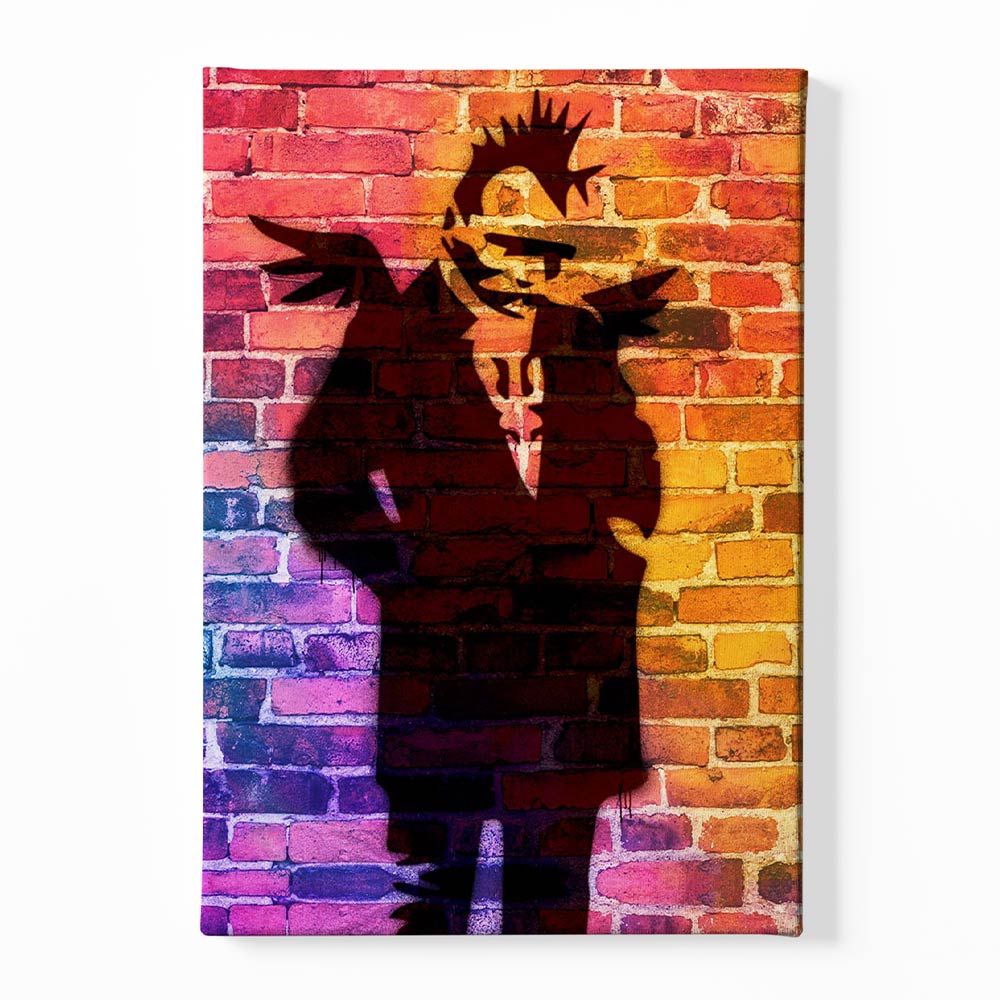 BANKSY ART 22 acrylic canvas Frames