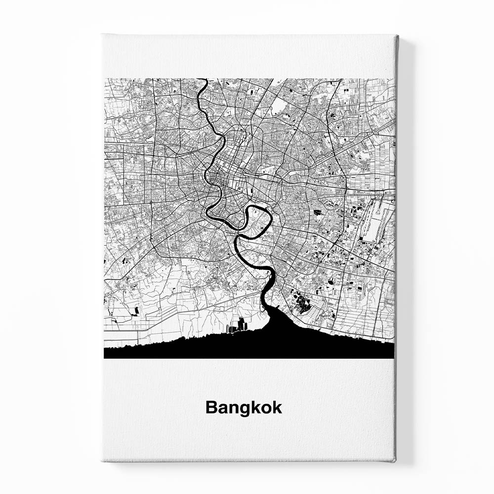 Bangkok Canvas acrylic canvas Frames