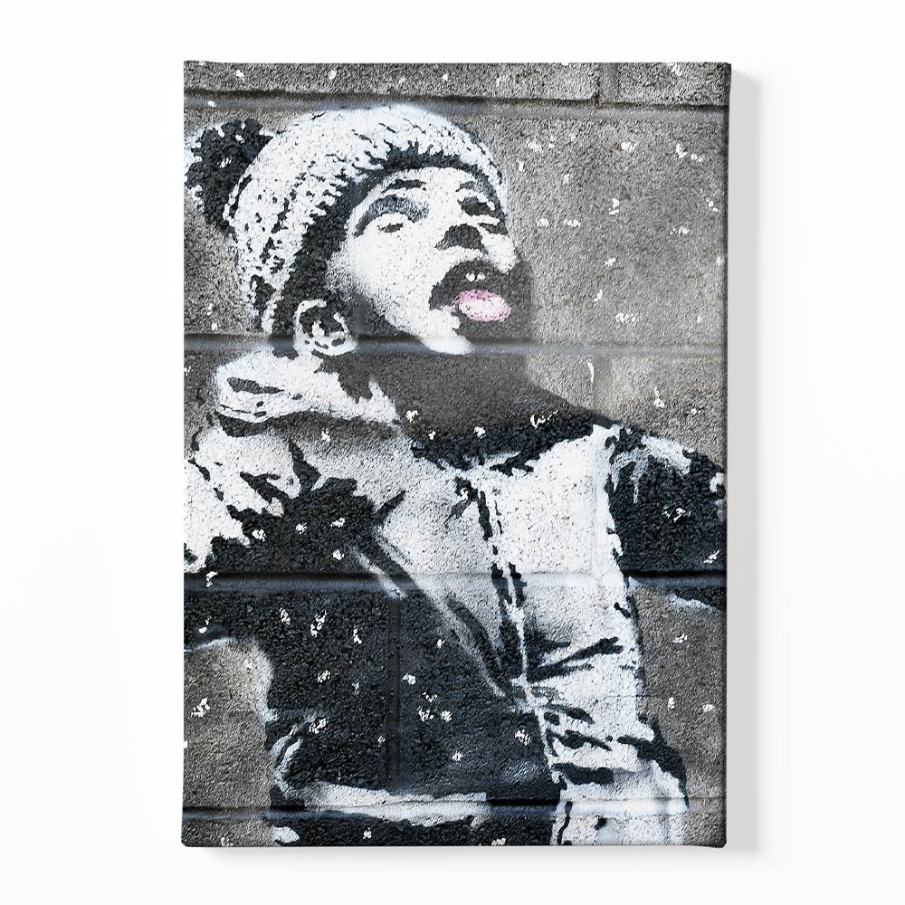 BANKSY ART 2 Canvas acrylic canvas Frames