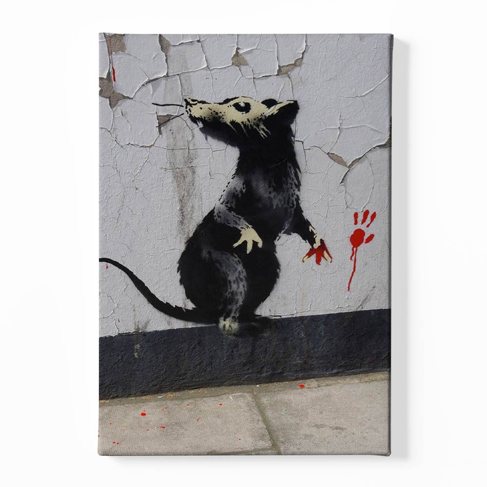 BANKSY ART 11 Canvas acrylic canvas Frames