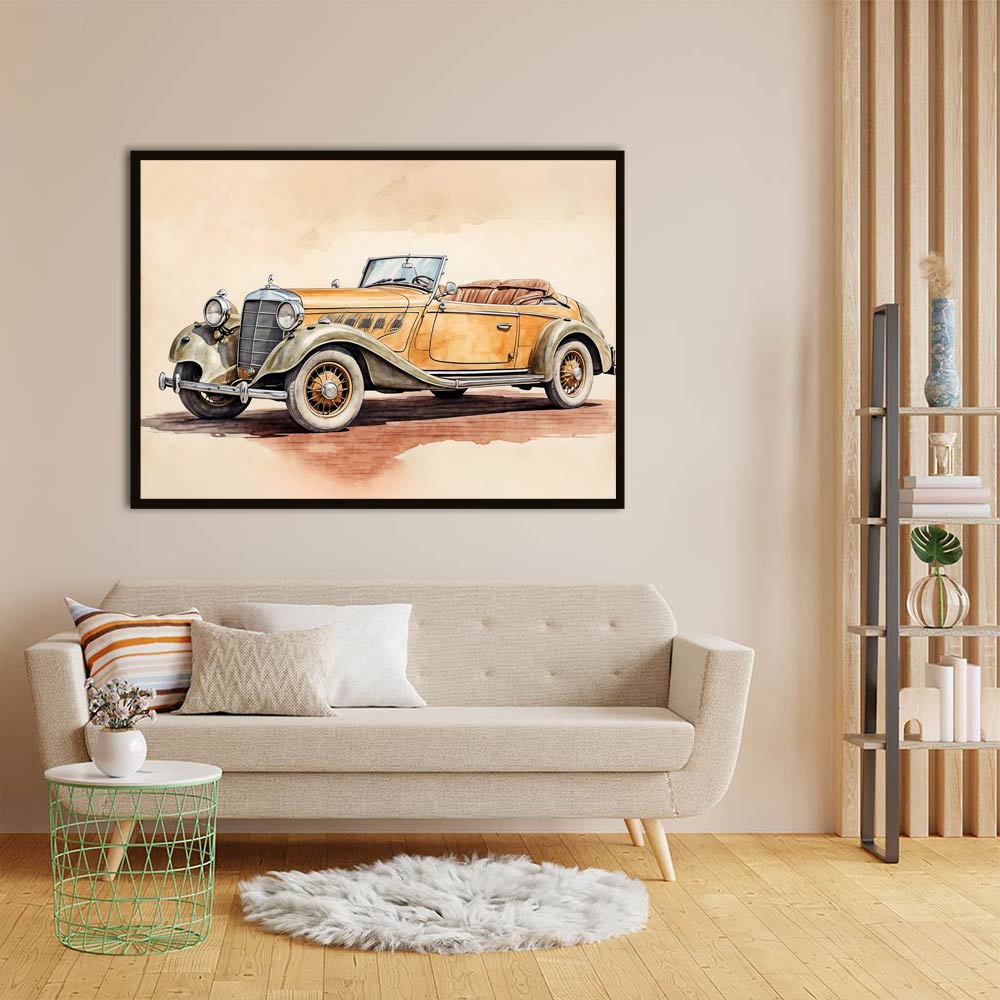 Car 12 acrylic canvas Frames