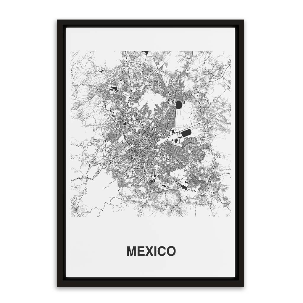 Mexico Black Canvas frame acrylic canvas Frames