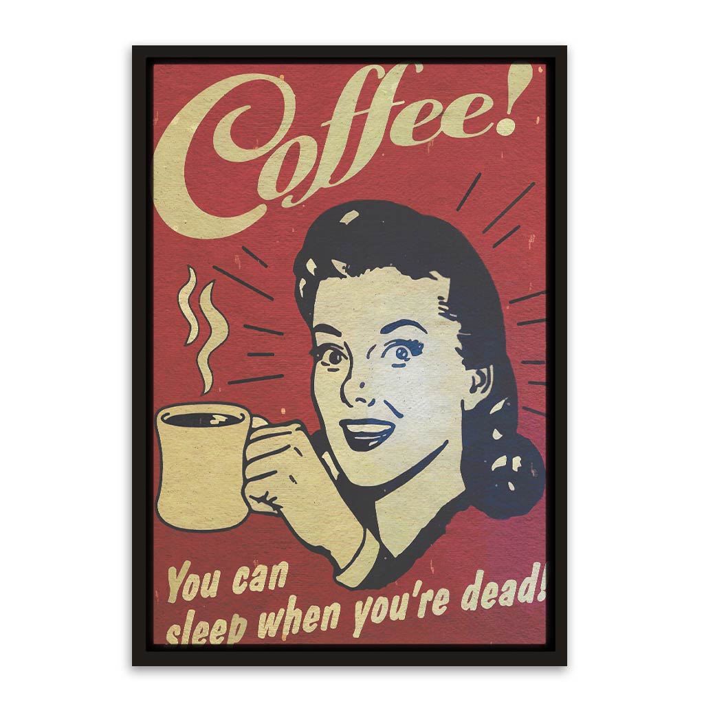 Coffee Black Canvas frame acrylic canvas Frames