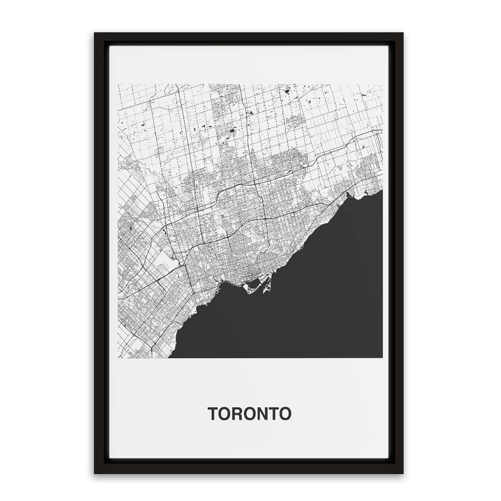 Toronto Black Canvas frame acrylic canvas Frames