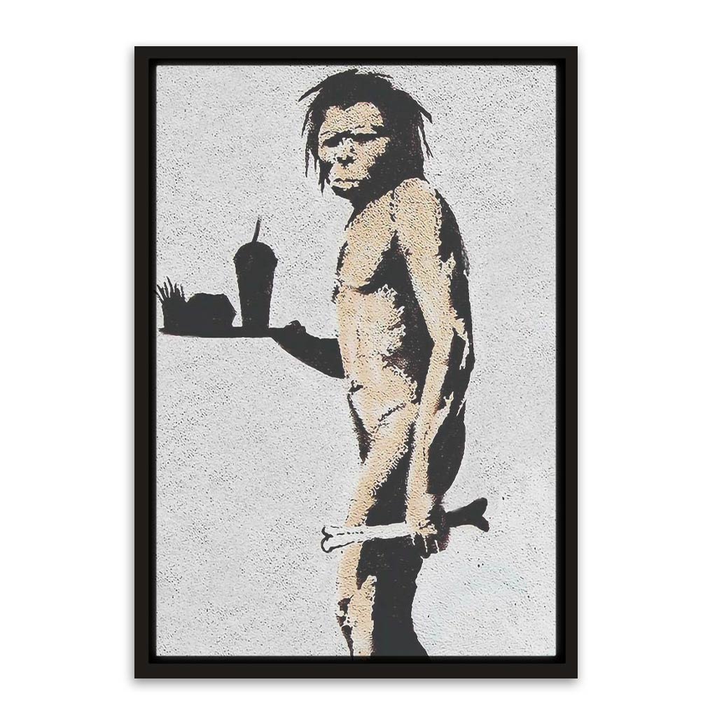 BANKSY ART 27 Black Canvas frame acrylic canvas Frames