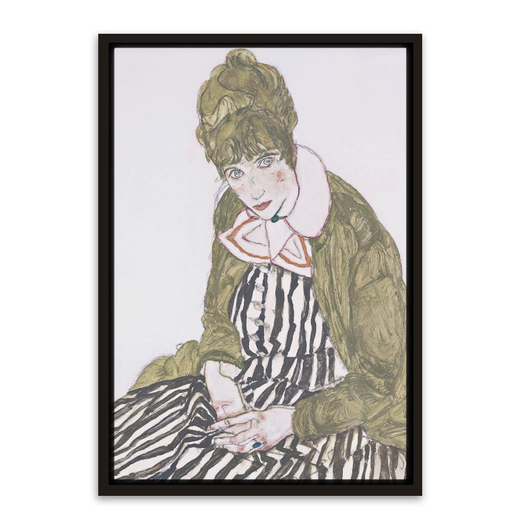 Striped Dress Black Canvas frame acrylic canvas Frames