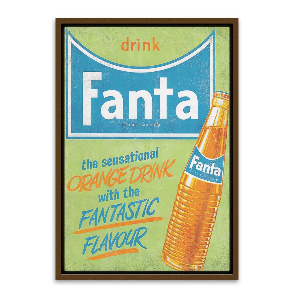 Fanta 1 Brown Canvas frame acrylic canvas Frames