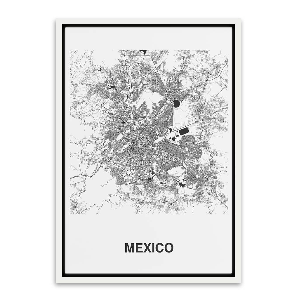 Mexico White Canvas frame acrylic canvas Frames