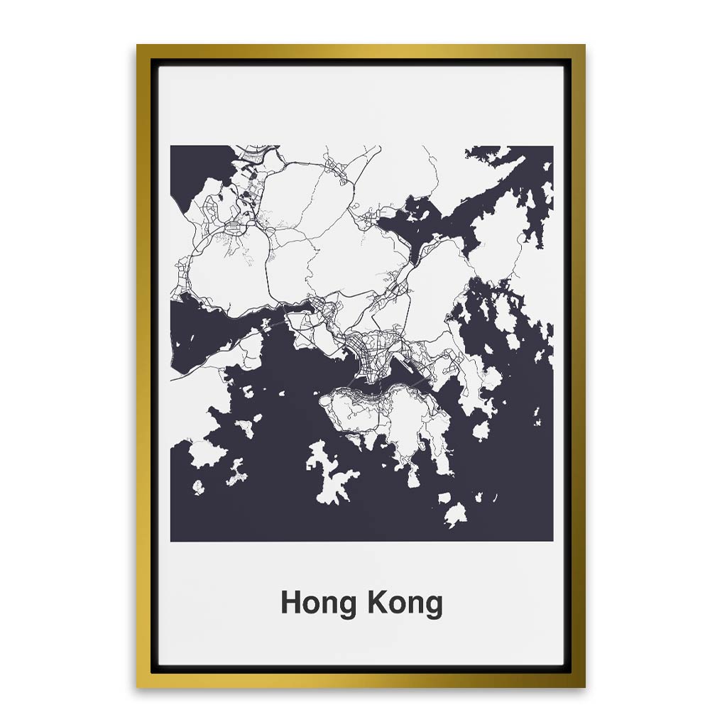 Hong Kong Gold Canvas frame acrylic canvas Frames