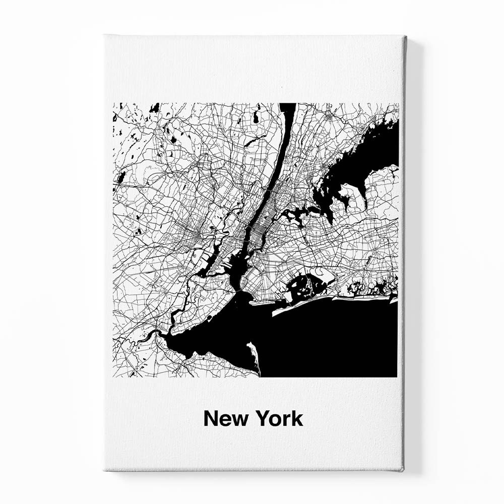 New York Canvas acrylic canvas Frames