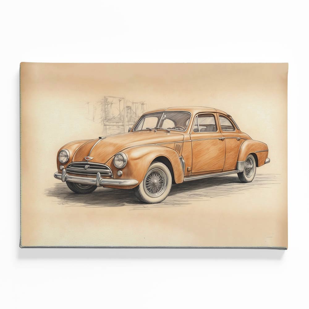 Car 13 Canvas acrylic canvas Frames