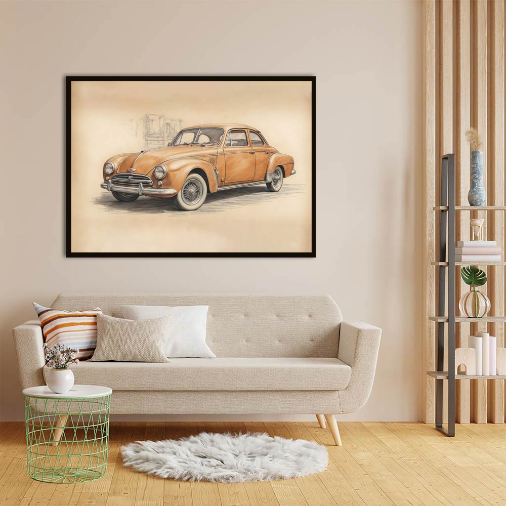 Car 13 acrylic canvas Frames