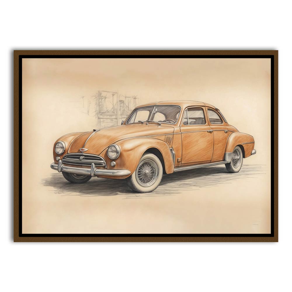 Car 13 Canvas frame acrylic canvas Frames