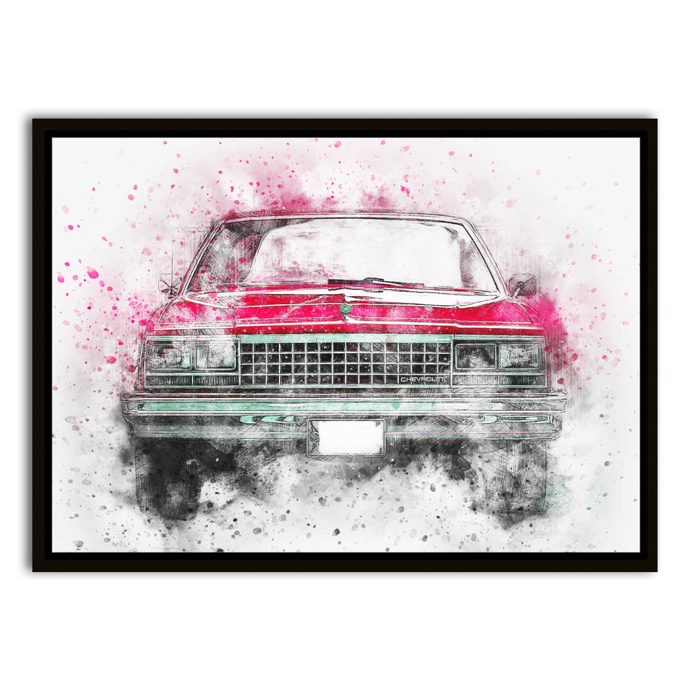 Car 1 Black Canvas frame acrylic canvas Frames