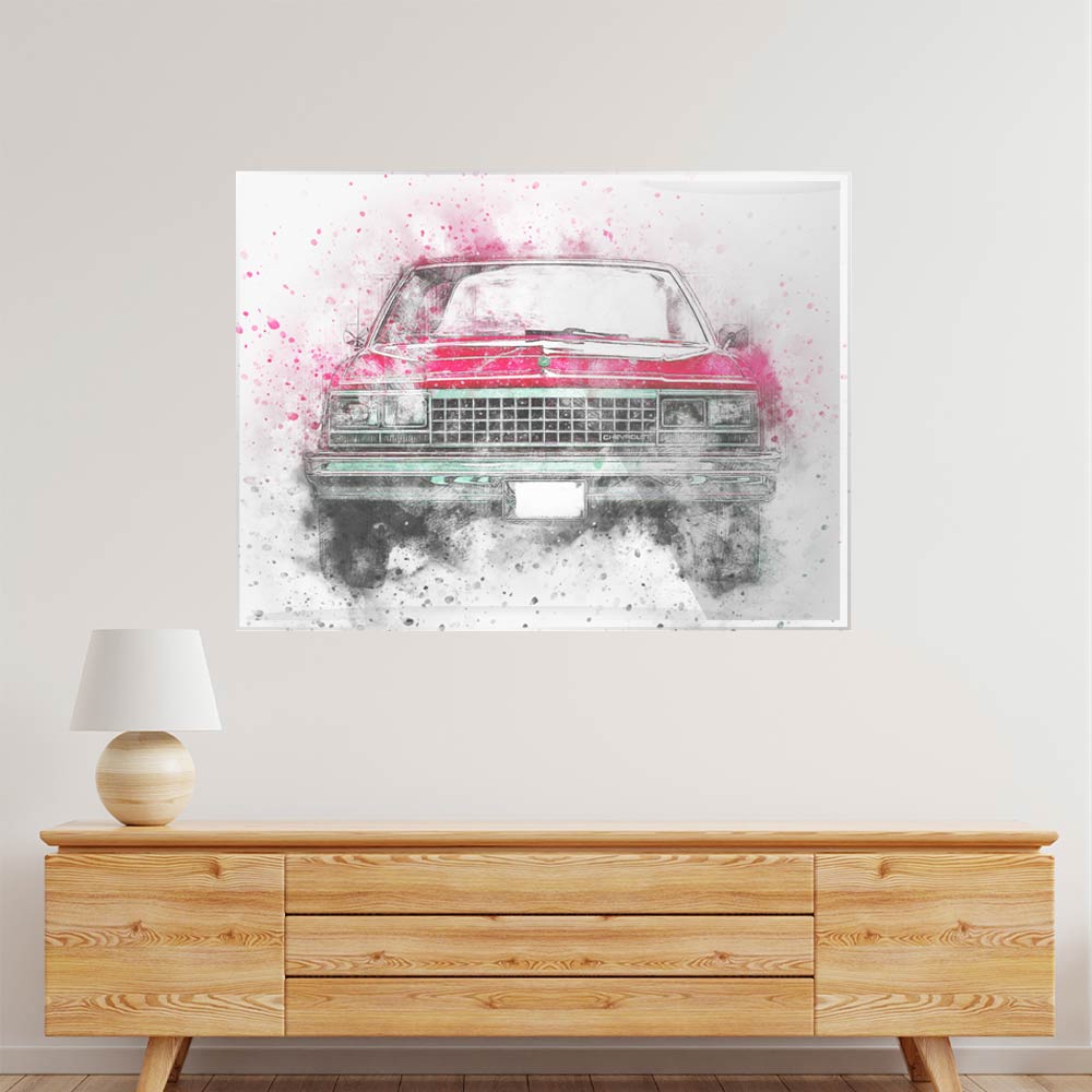 Car 1 Acrylic acrylic canvas Frames