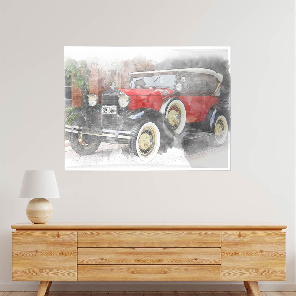 Car 2 Acrylic acrylic canvas Frames