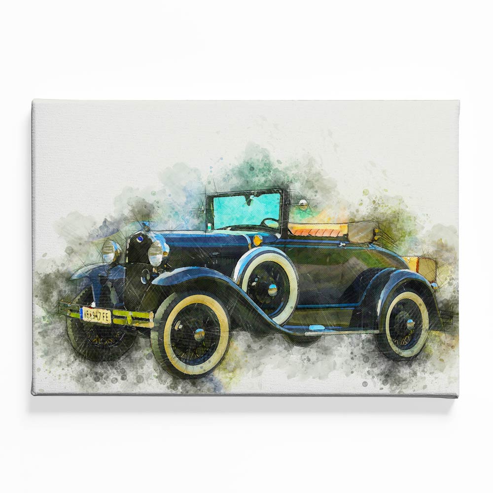 Car 4 Canvas acrylic canvas Frames