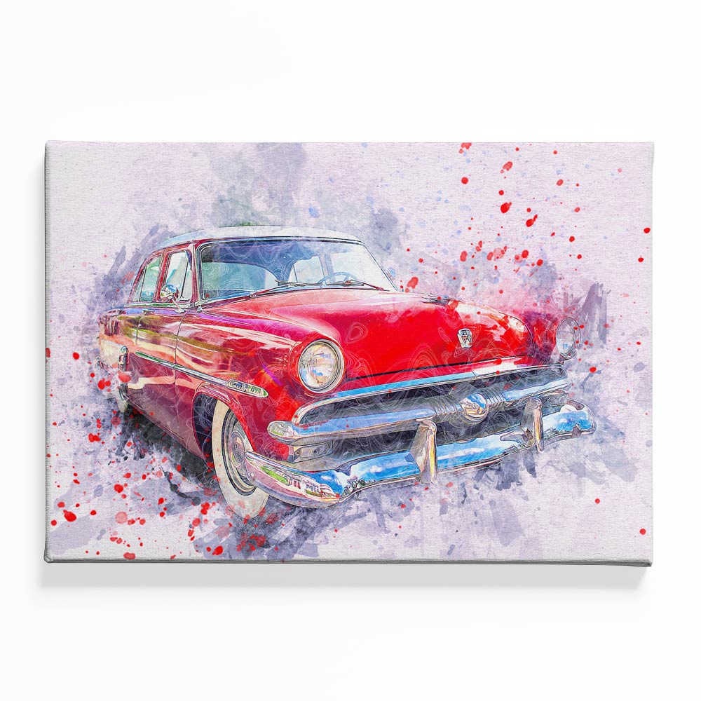 Car 5 Canvas acrylic canvas Frames