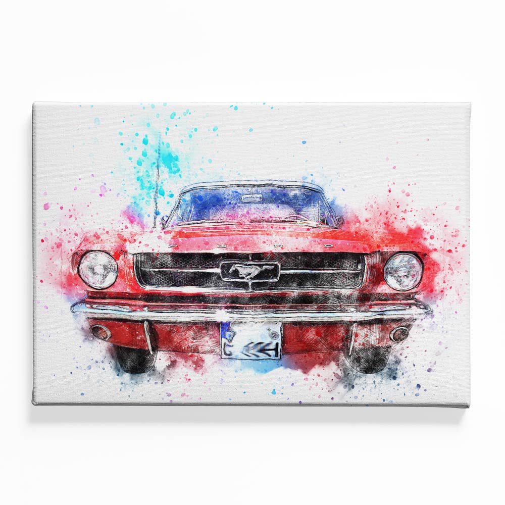 Car 7 Canvas acrylic canvas Frames