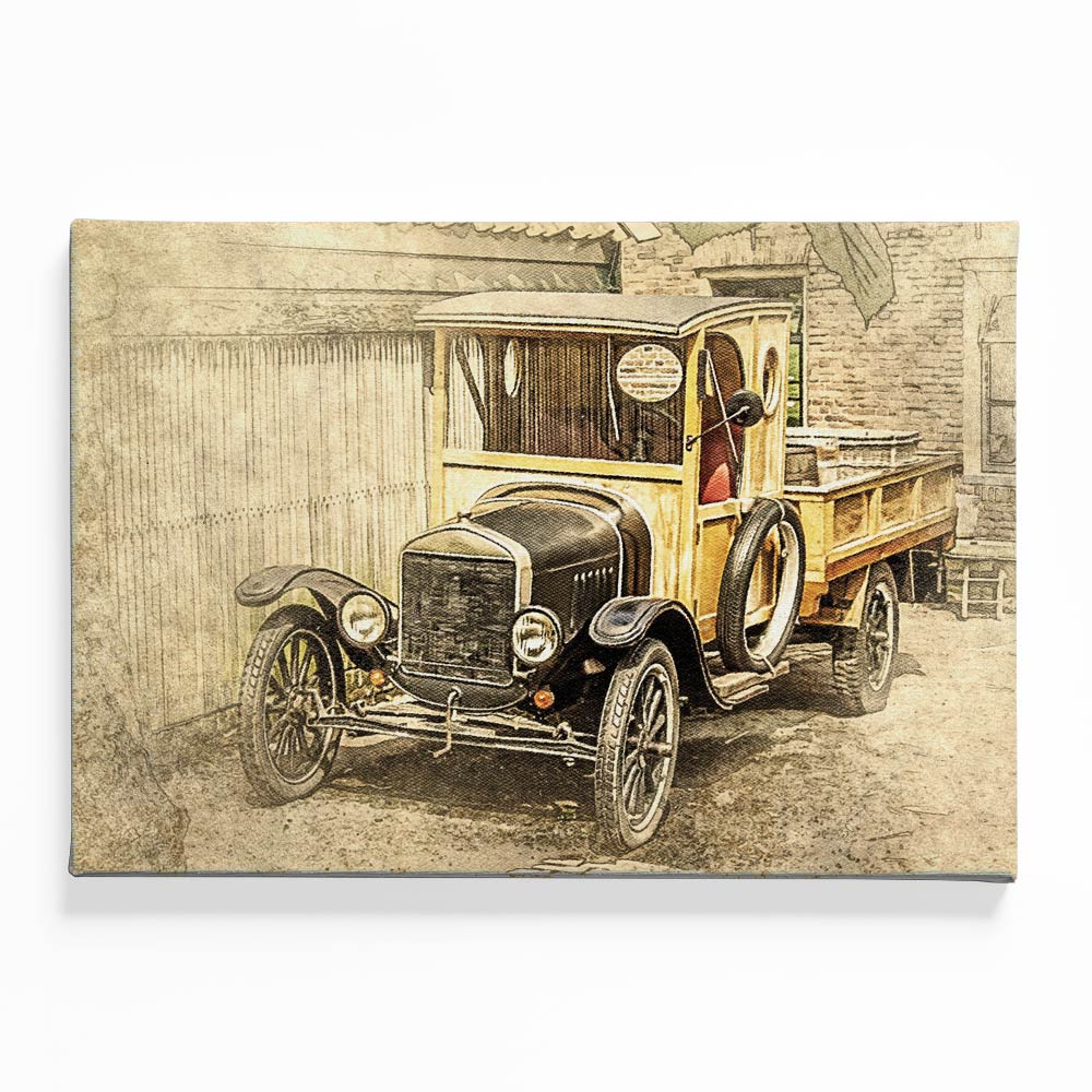 Car 9 Canvas acrylic canvas Frames