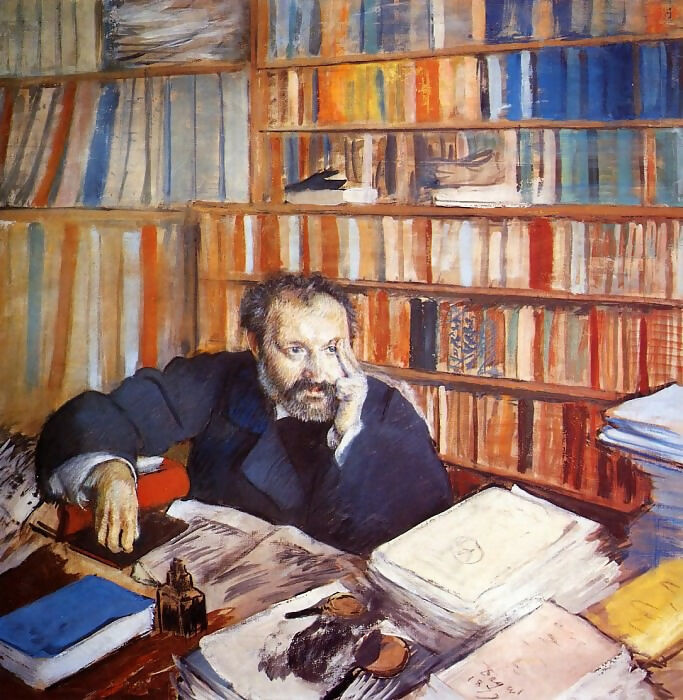 Edgar Degas – Edmond Durantys 45x60 Canvas