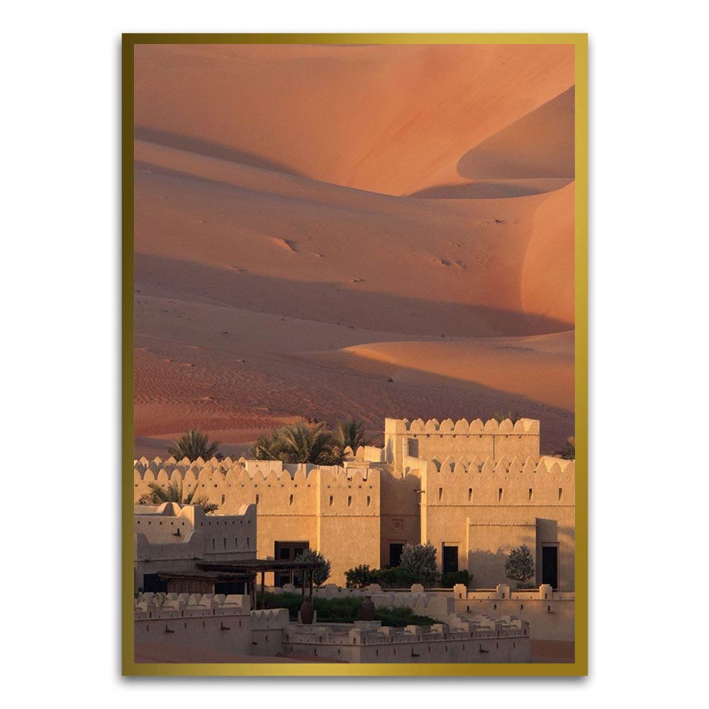 View Gold Printed frame acrylic canvas Frames