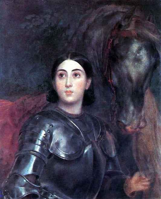 KarlPavlovichBryullov–PortraitofGiuliettaTittoniinArmor.1850-1852 50X40 Canvas