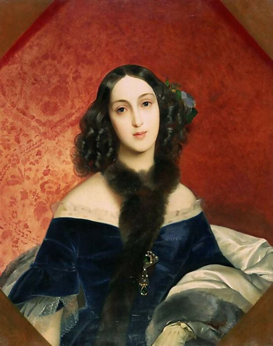 KarlPavlovichBryullov–PortraitofM.A.Beck.1840 50X40 Canvas