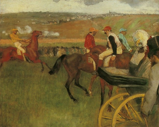 Edgar Degas - At the Races Gentlemen's Jockeys