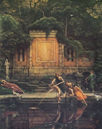 Edward John Poynter - A Little Misfortune 50X40 Canvas