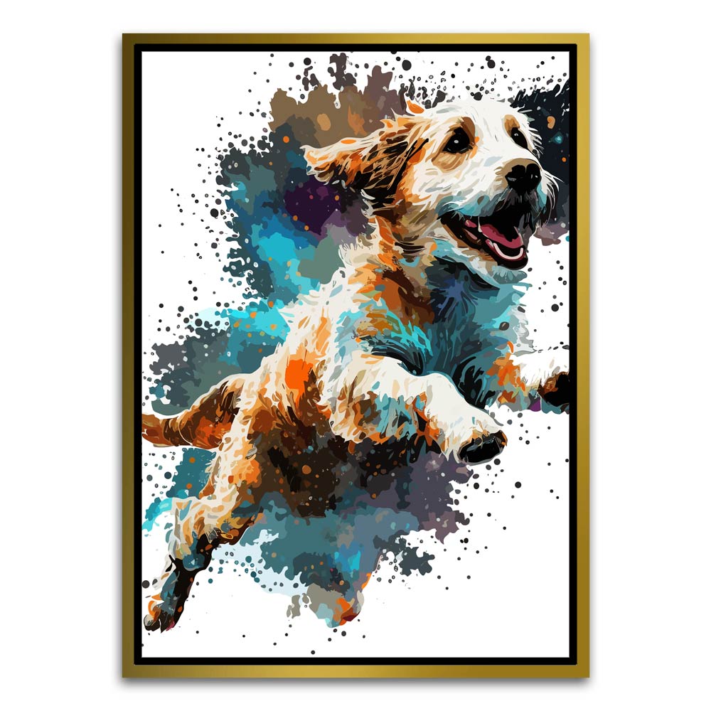 Dog Gold Canvas frame acrylic canvas Frames