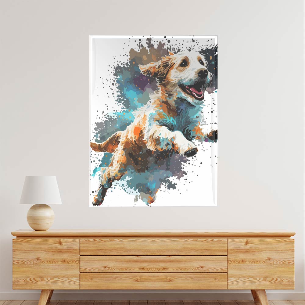 Dog Acrylic acrylic canvas Frames