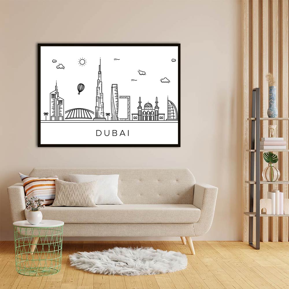 Dubai acrylic canvas Frames