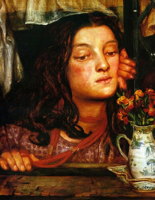 Dante Gabriel Rossetti Girl at the Bars